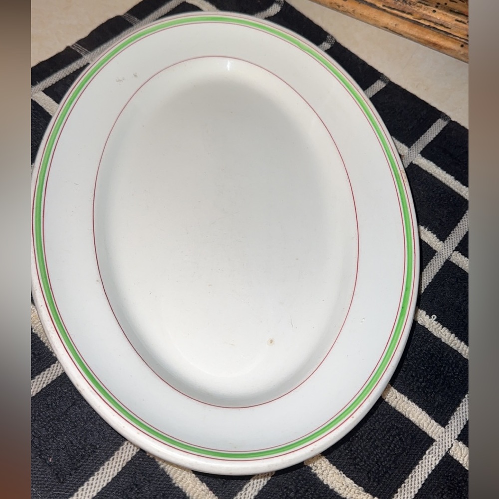 Antique Ironstone Platter 1870- 1896 , English Ironstone John Maddock & Sons